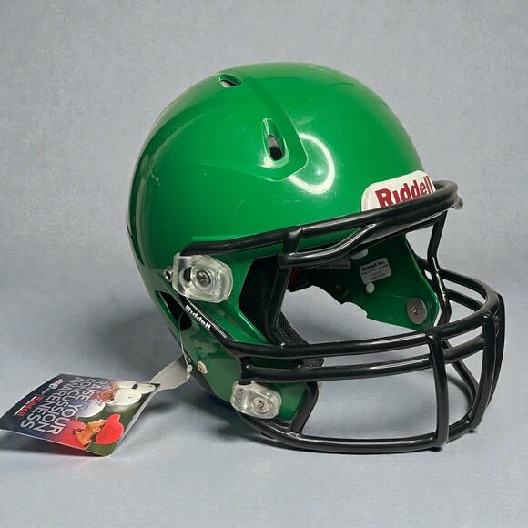 Riddell 360 Youth Football Helmet Medium Green w/ Facemask main image 10